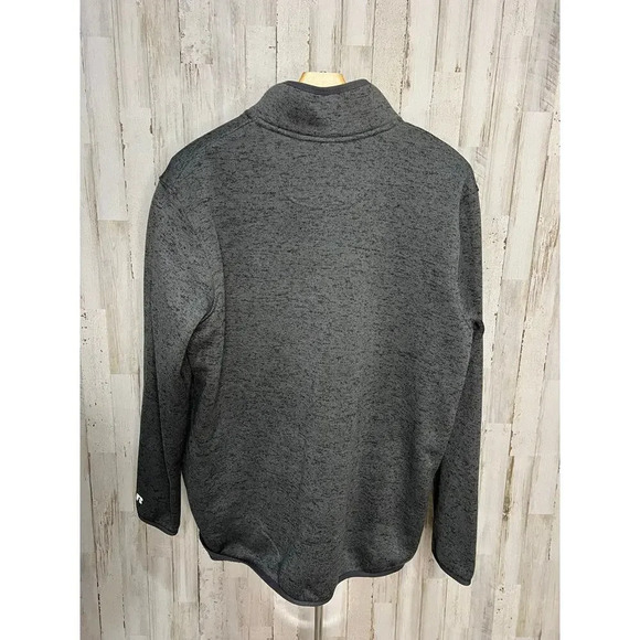 Russell West Virginia Mountaineers Men's Gray 1/4 Zip‎ Pullover Size Large - Picture 3 of 4
